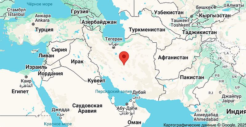 Иран на карте мира