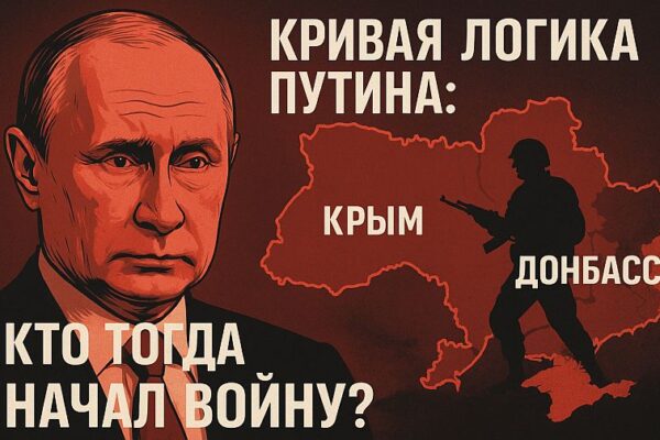 Кривая логика Путина: мы не начинали войну? А кто тогда? Путин начал войну в Украине в 2014 году