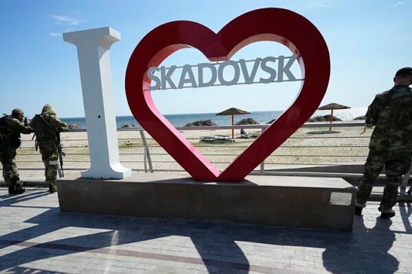 Оккупированный россиянами курортный Скадовск в Херсонской области