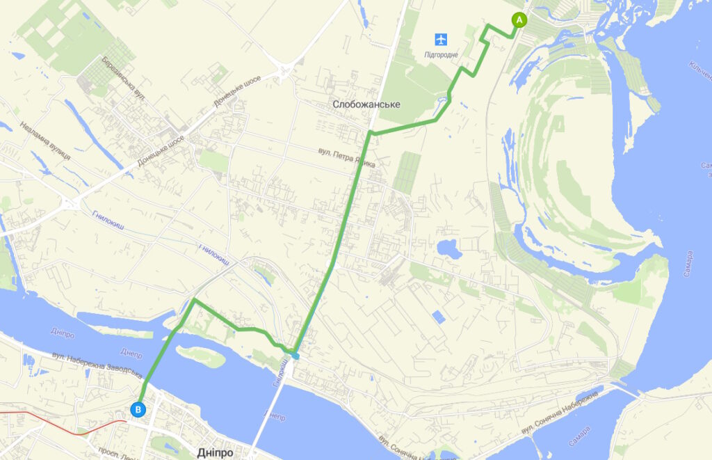 153 маршрутка в Днепре