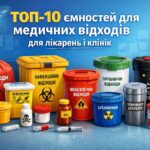 ТОП-10 ємностей для медичних відходів