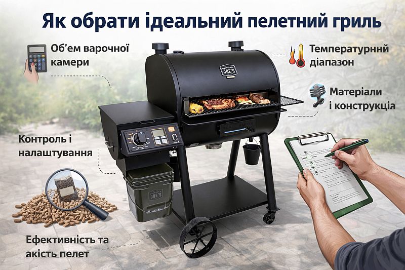 Як обрати ідеальний пелетний гриль