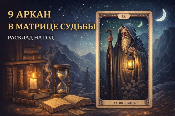 9 аркан в Матрице судьбы в раскладе на год