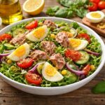 Легкий салат з тунця