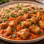 смачний гуляш зі свинини