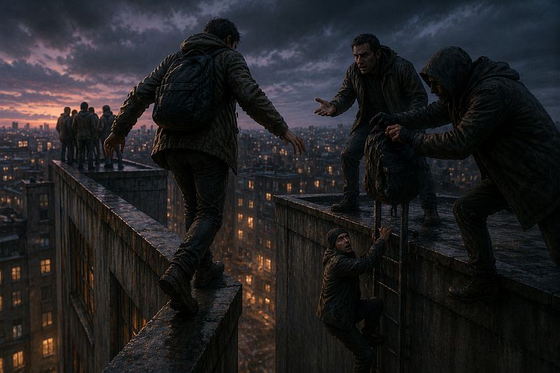 Сон о крыше и опасном спуске